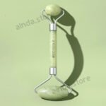 ⁦بكرة تدليك الوجه من حجر اليشم الطبيعي⁩ - الصورة ⁦2⁩