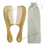 مشط طبيعي من خشب الصندل الطبيعي100%